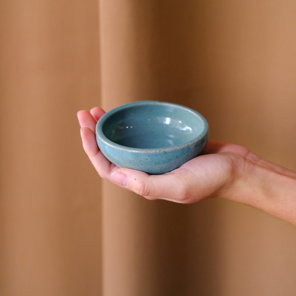 Turquoise ceramic dip bowl - Sister the brand