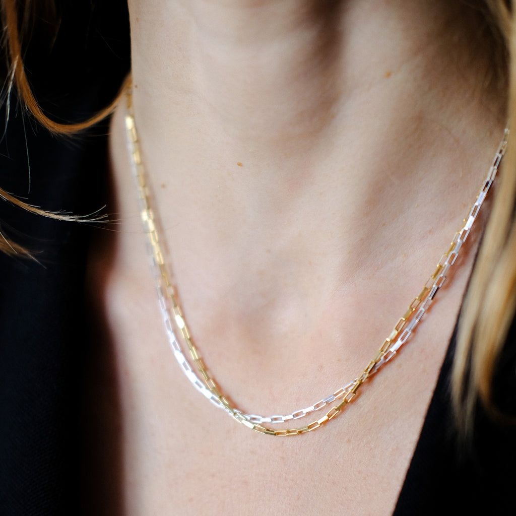 Chunky Chain Necklace in Silver - Sister the brand