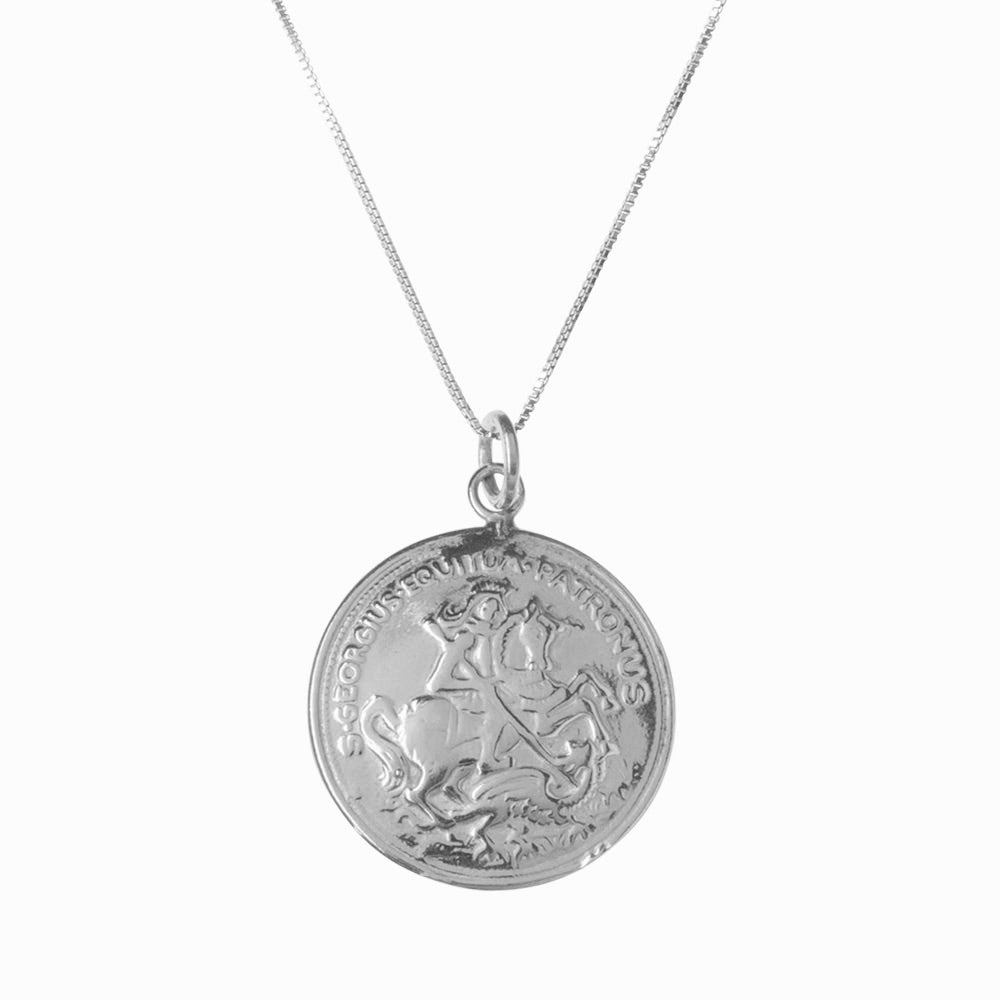 St George and the Dragon Silver Pendant - Sister the brand
