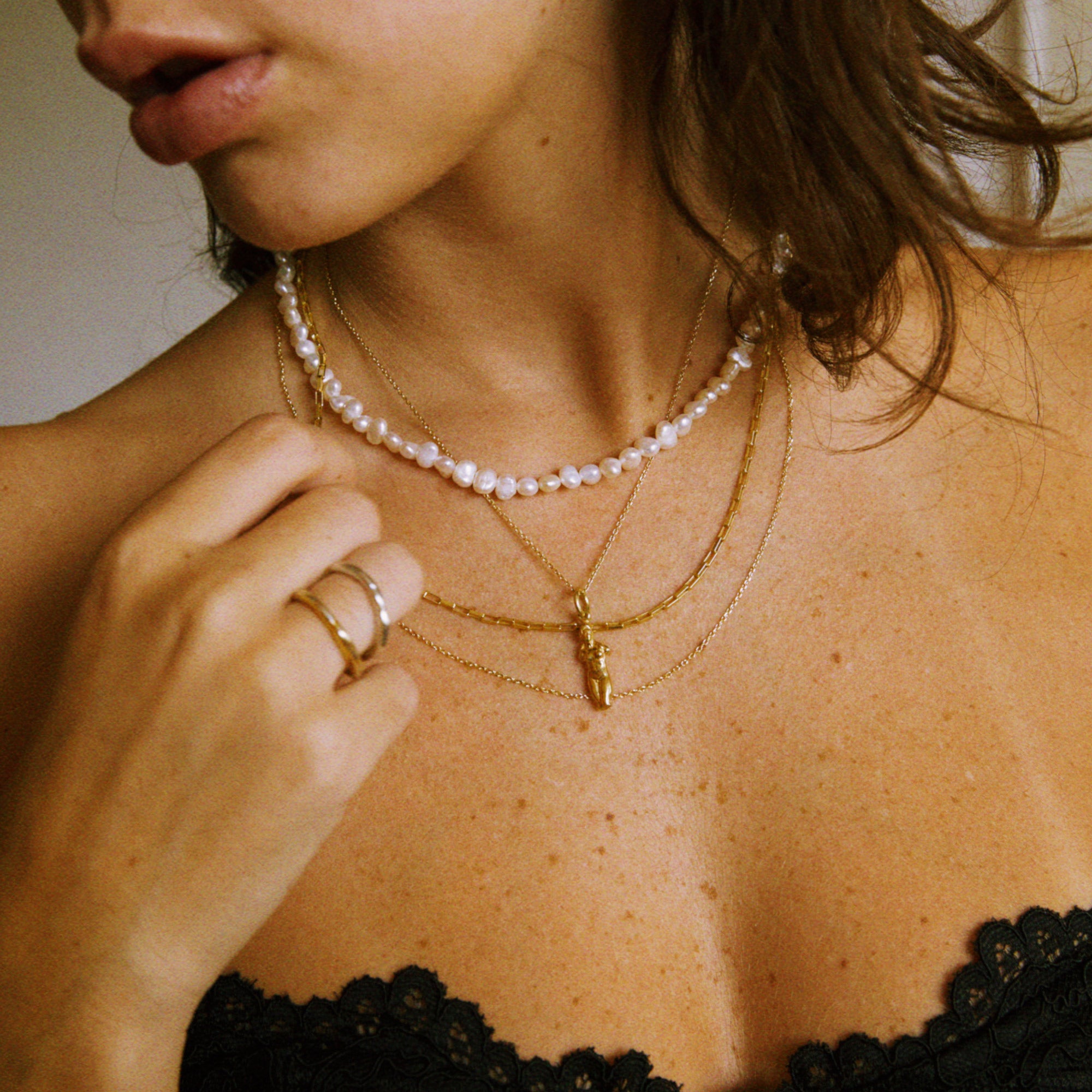 Freshwater Pearl Necklace - Sister the brand