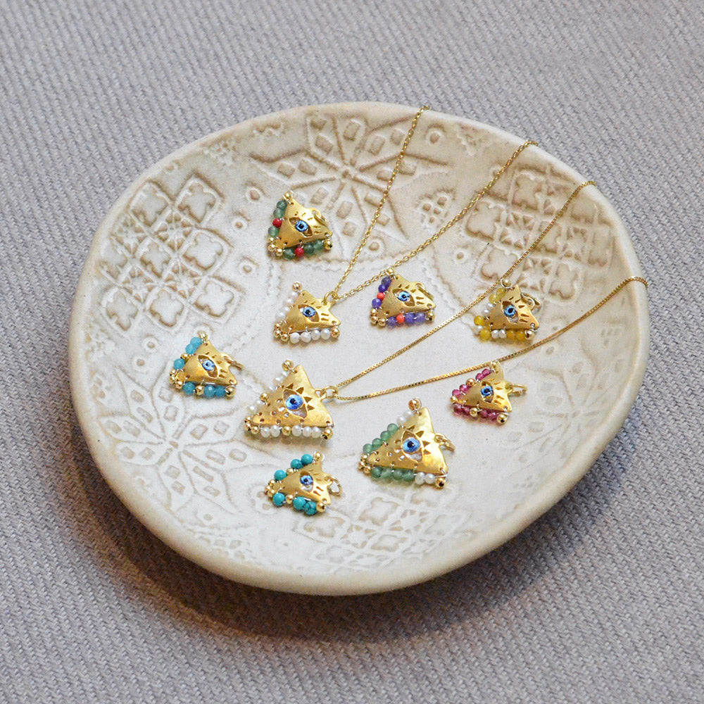 AMAYA White Pearl Eye Pendant - Baby - Sister the brand