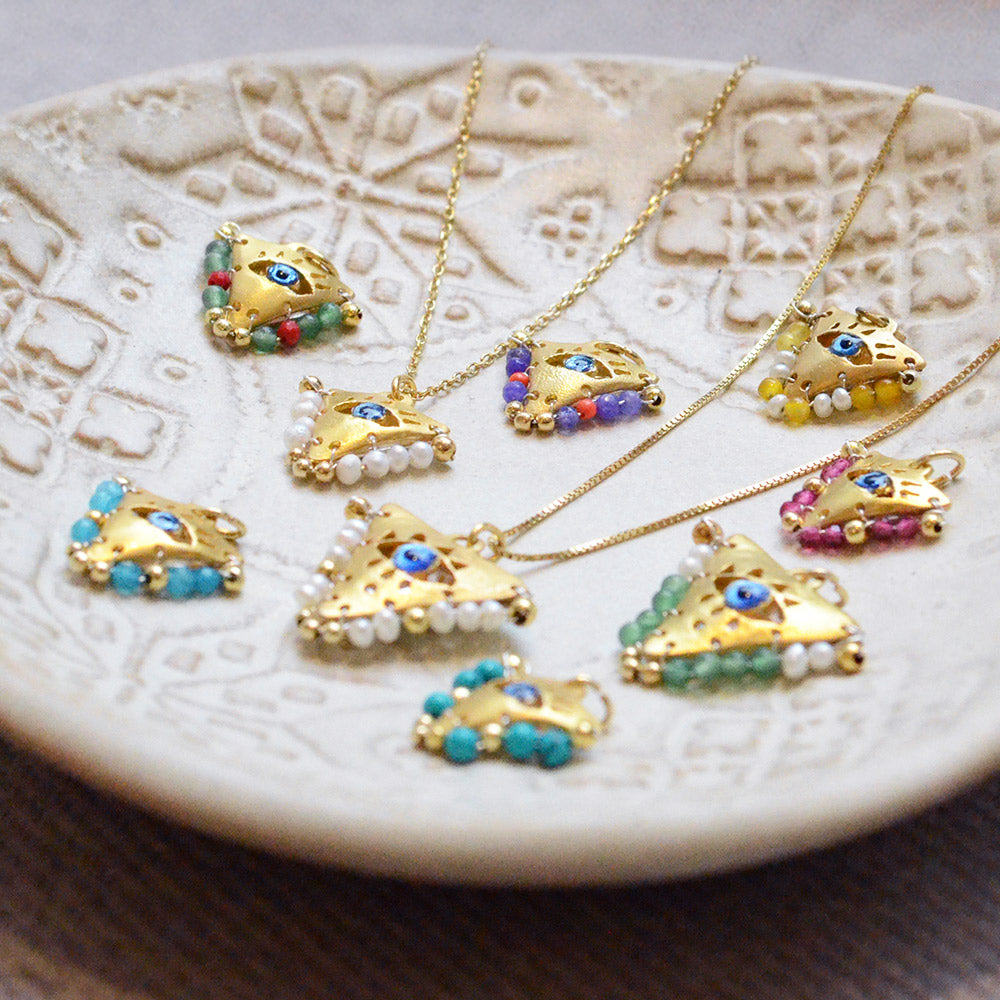 AMAYA White Pearl Eye Pendant - Baby - Sister the brand