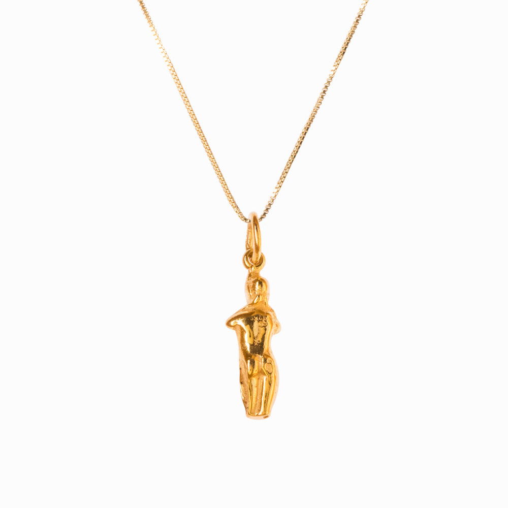 Aphrodite Pendant & Necklace - Gold-Plated Silver - Large - Sister the brand