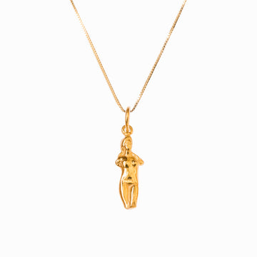 Aphrodite Pendant & Necklace - Gold-Plated Silver - Large - Sister the brand