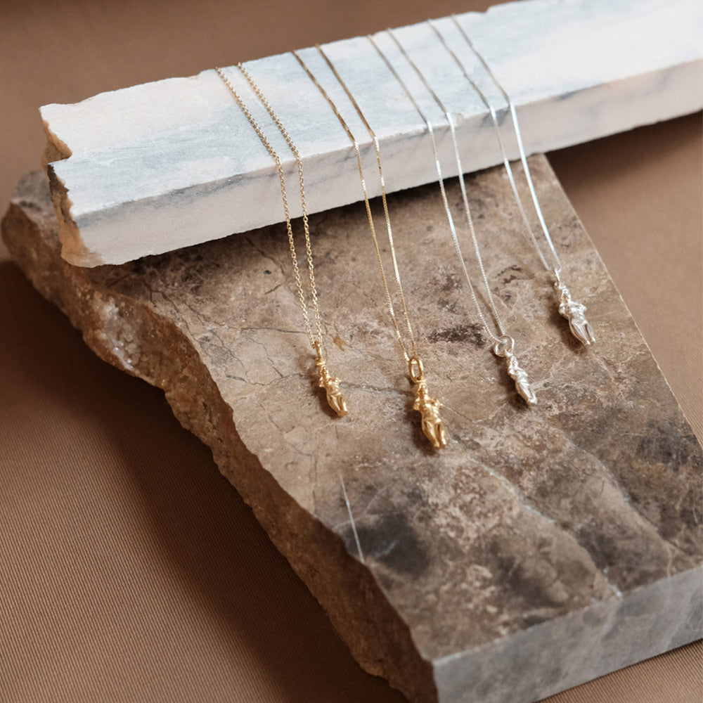 Aphrodite Pendant & Necklace - Gold-Plated Silver - Small - Sister the brand