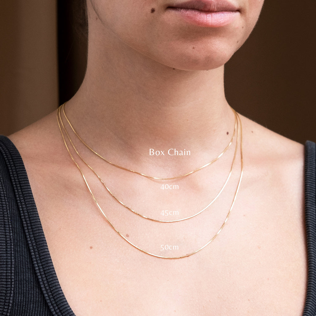 Box Chain Necklace in Gold - Sister the brand