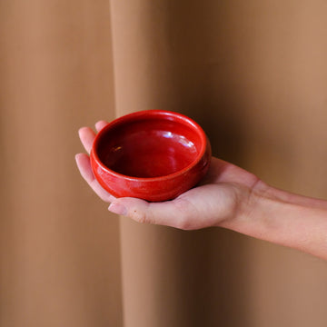 Red ceramic dip bowl - Sister the brand