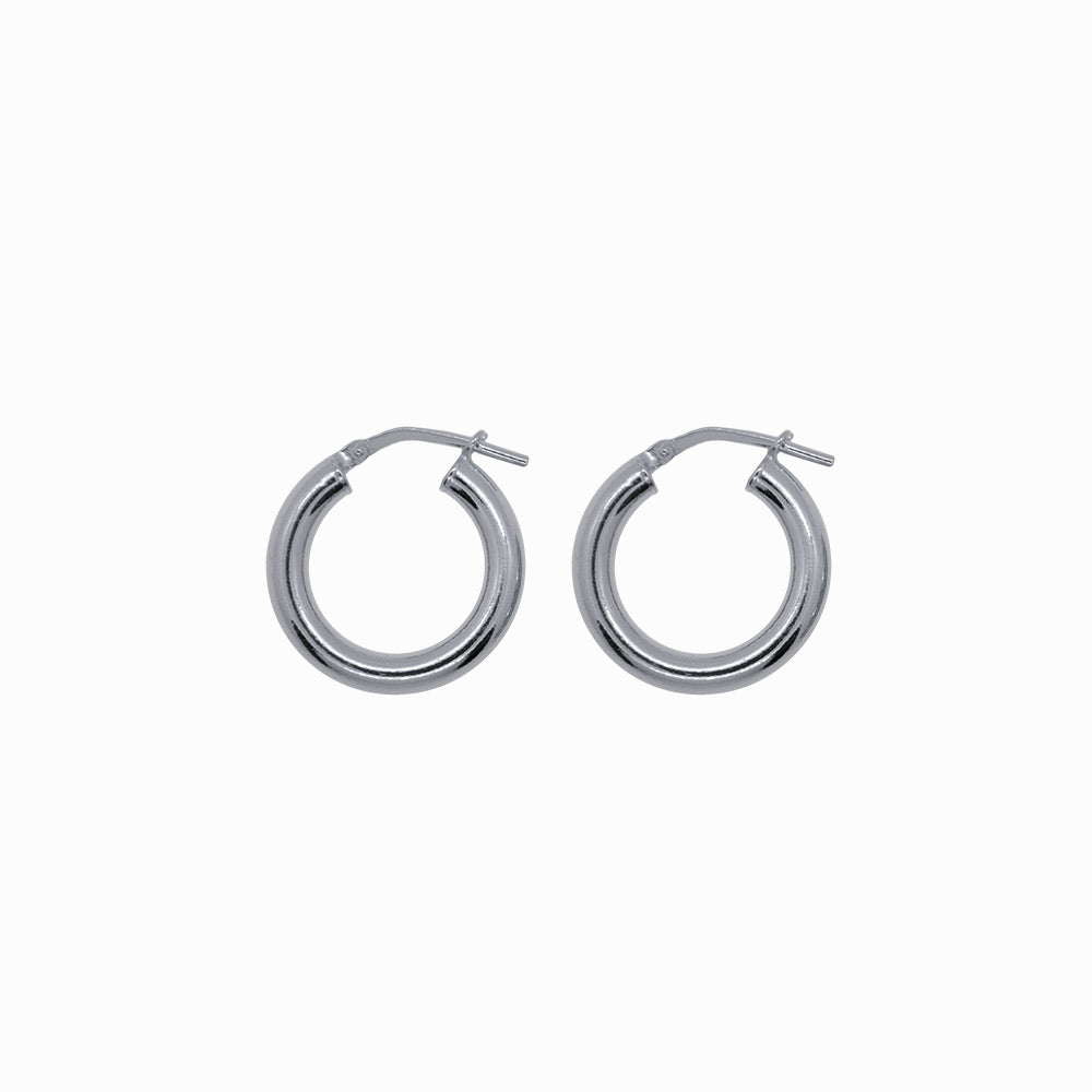 Chunky Hoop Earrings - Small - Silver - Sister the brand