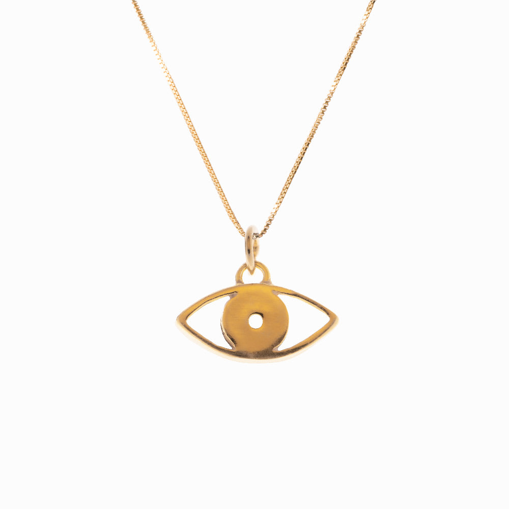 Evil Eye Gold Pendant - Sister the brand