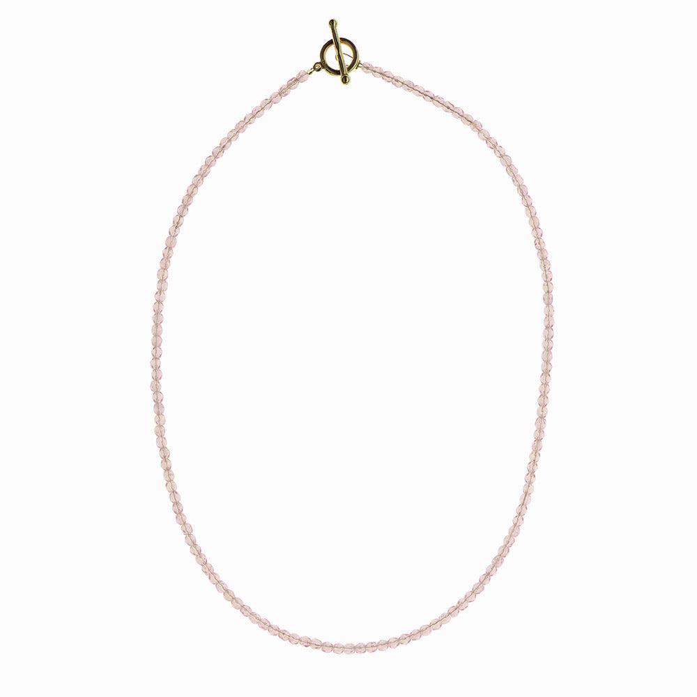 Peach Fizz Glass Beaded Necklace - Sister the brand