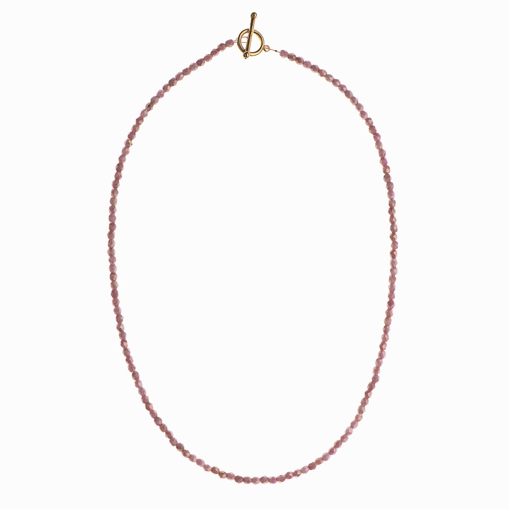 Teracotta Glass Beaded Necklace - Sister the brand