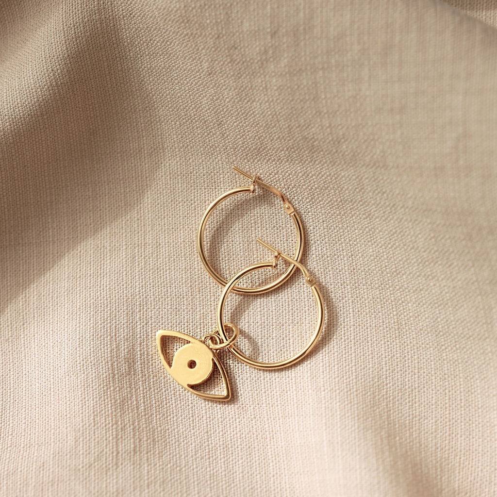Evil Eye Gold Pendant - Sister the brand