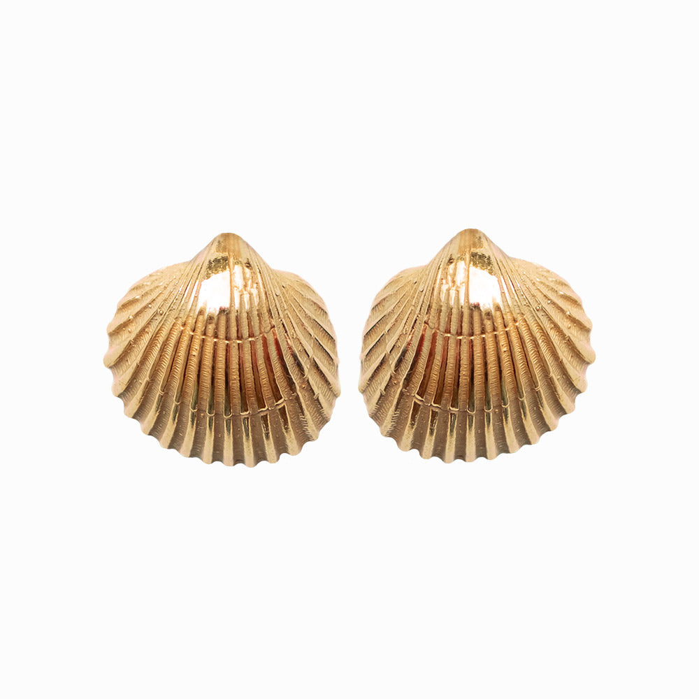 Shell Earrings set - Gold-Plated Silver - Sister the brand
