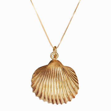 Large Shell Pendant - Gold-Plated Silver - Sister the brand