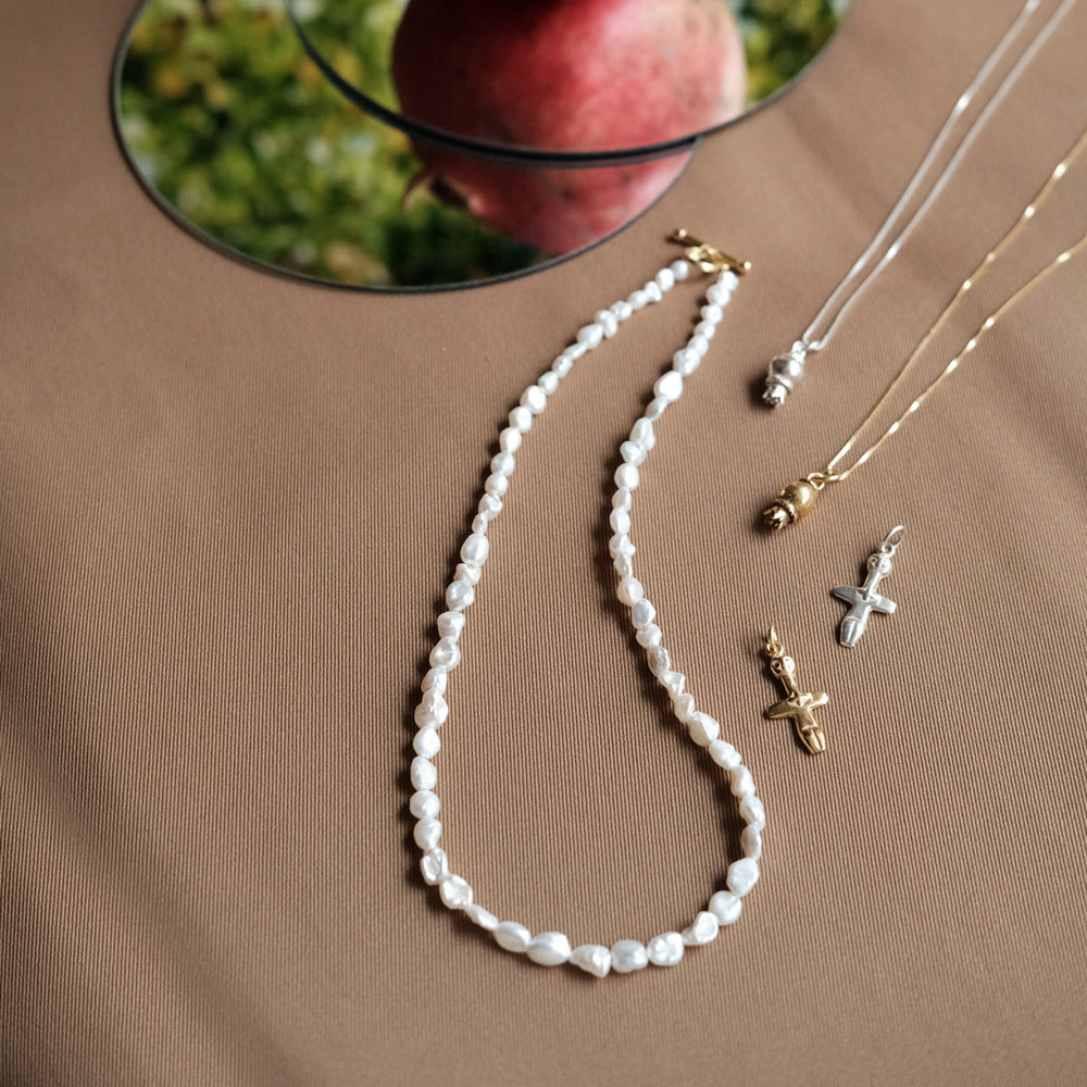 Pomegranate Silver Pendant - Sister the brand