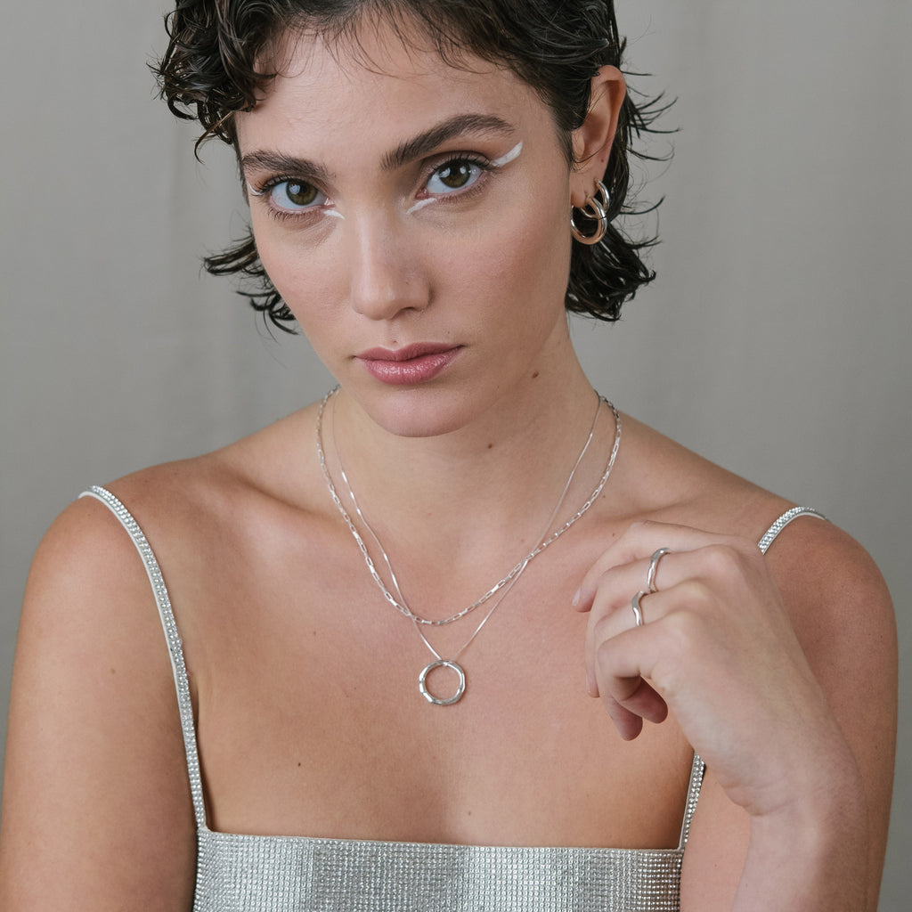 Chunky Chain Necklace in Silver - Sister the brand