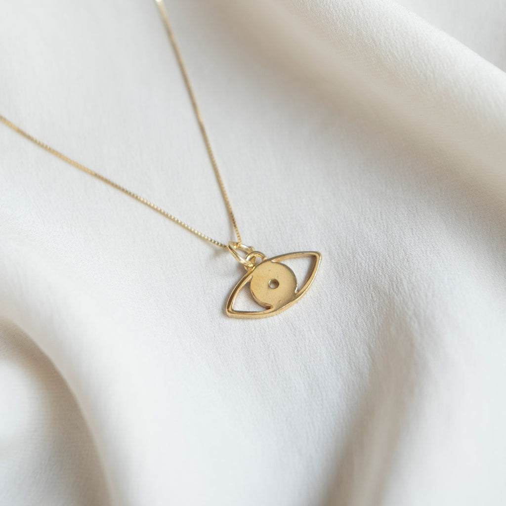 Evil Eye Gold Pendant - Sister the brand