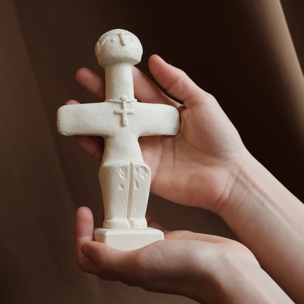 Neolithic Fertility Figurine Gold Pendant - Small - Sister the brand