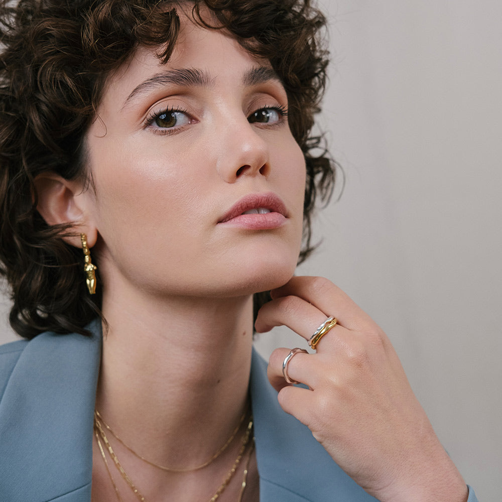 Kyma Ring - Gold-Plated Silver - Sister the brand